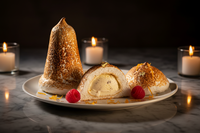 High-Drama, Zero Stress: The "Inside-Out" Individual Meringue Torches (Gourmet Dessert Without the Industrial Kitchen) 🔥